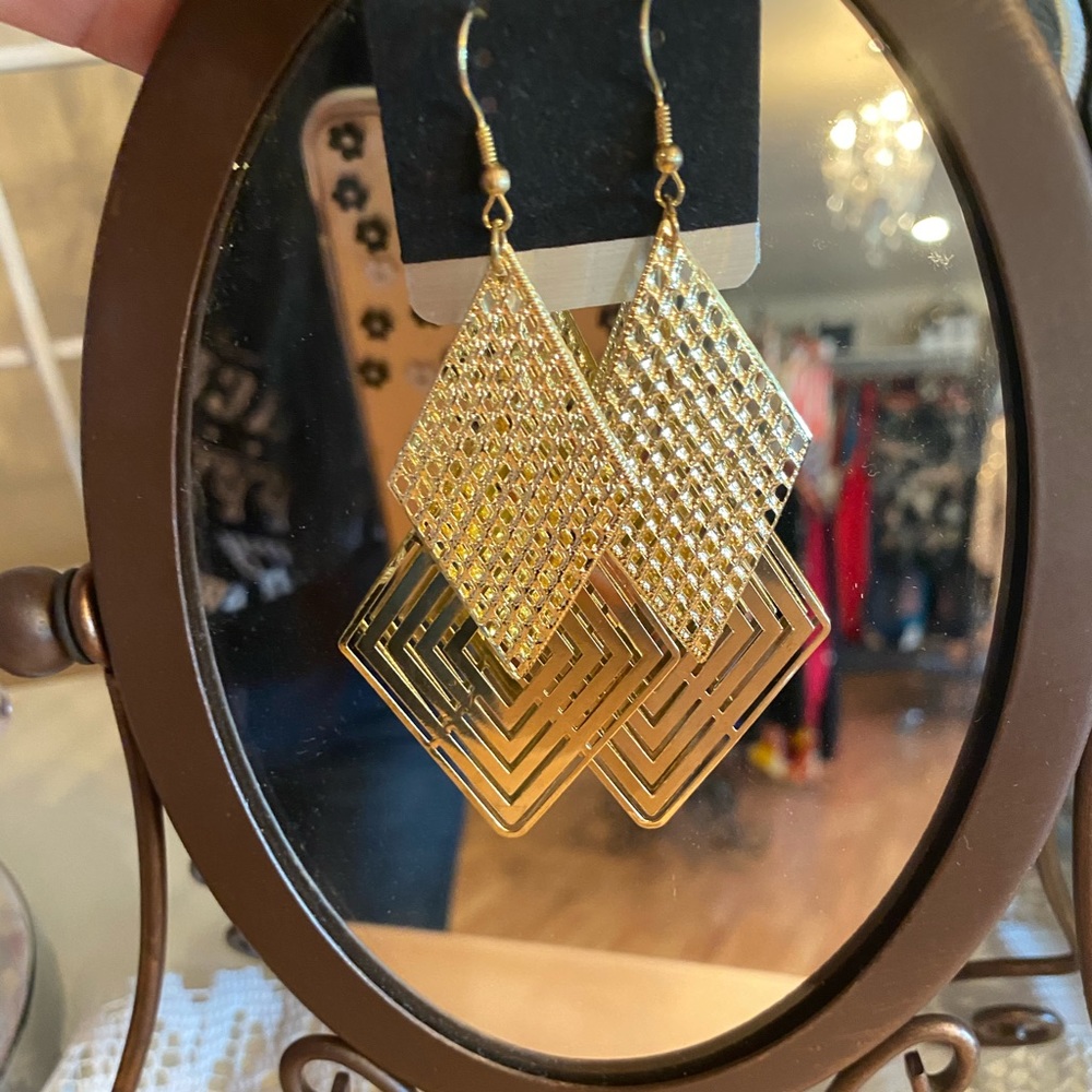 Diamond Shape Earrings